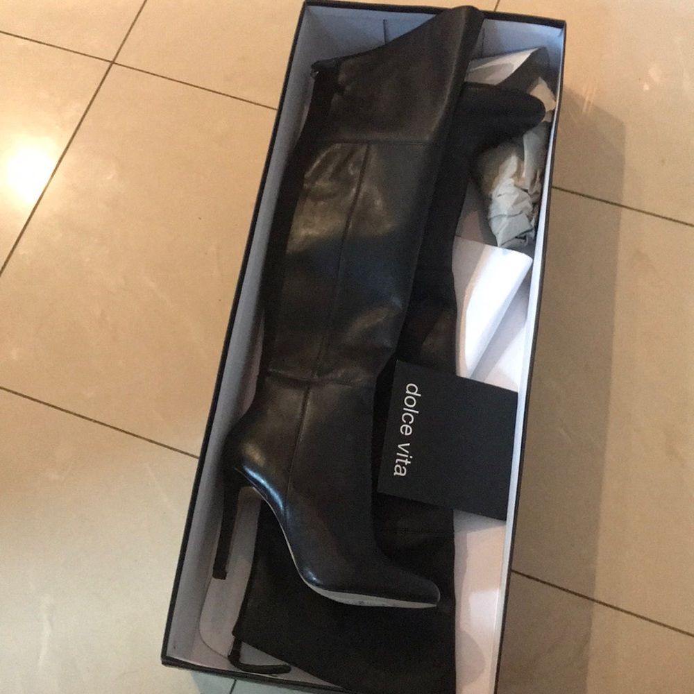 NEW Dolce Vita black boots with heels